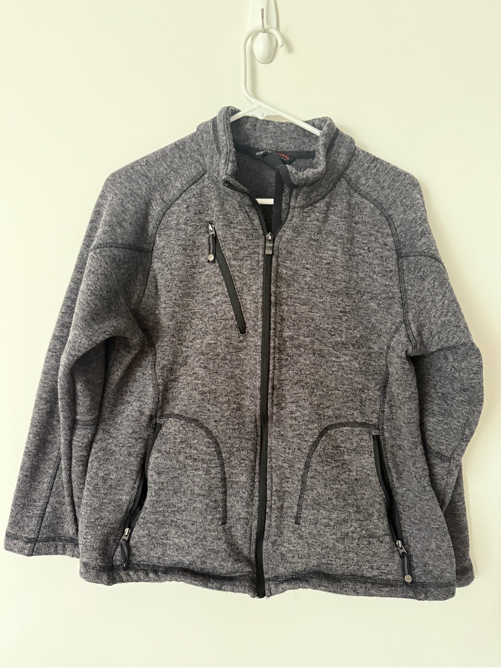 Northend sports Women's Dark Gray Fleece Jacket